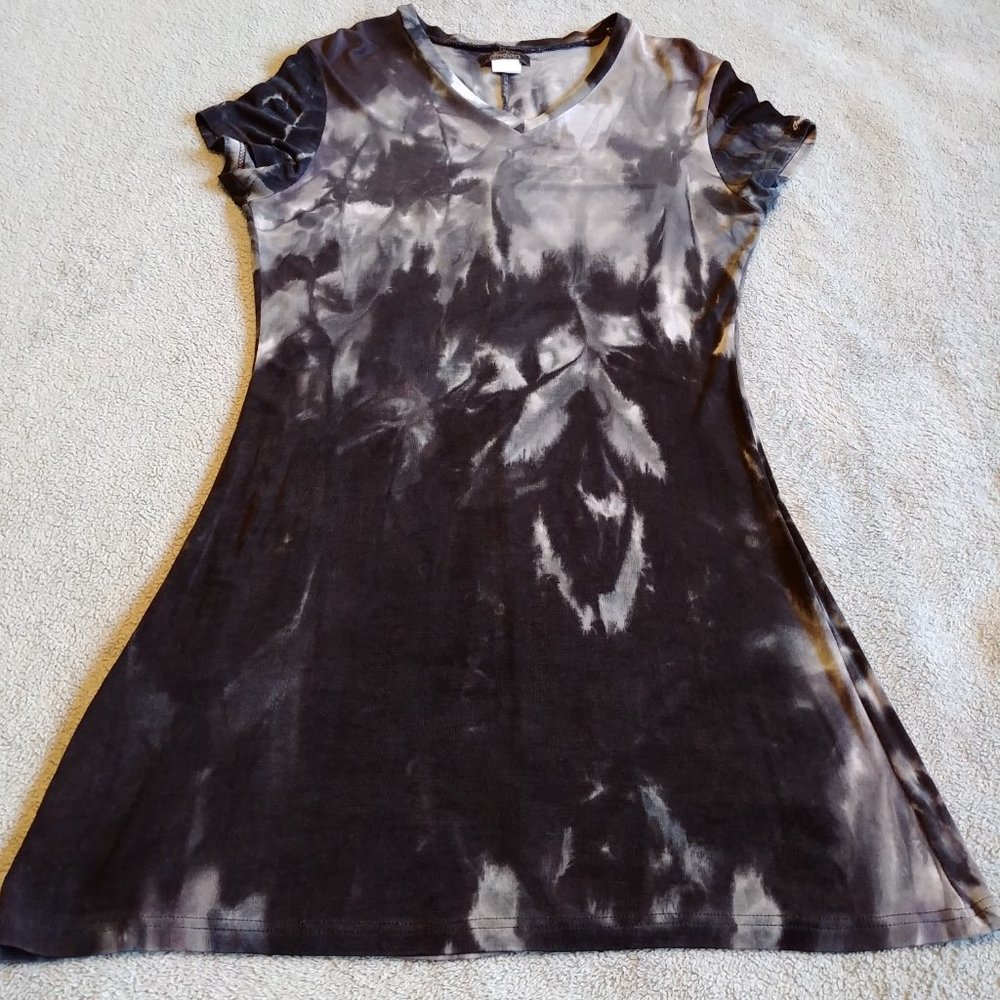 Vintage Indian Motorcycle Tie-Dye dress